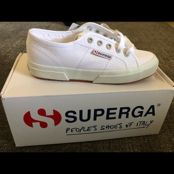 Superga Shoes - Superga all white shoes
